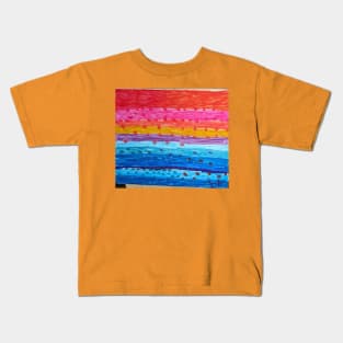 Lovely colors in layers Kids T-Shirt